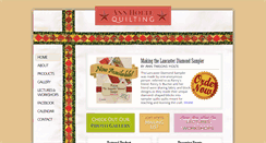 Desktop Screenshot of annholtequilting.com